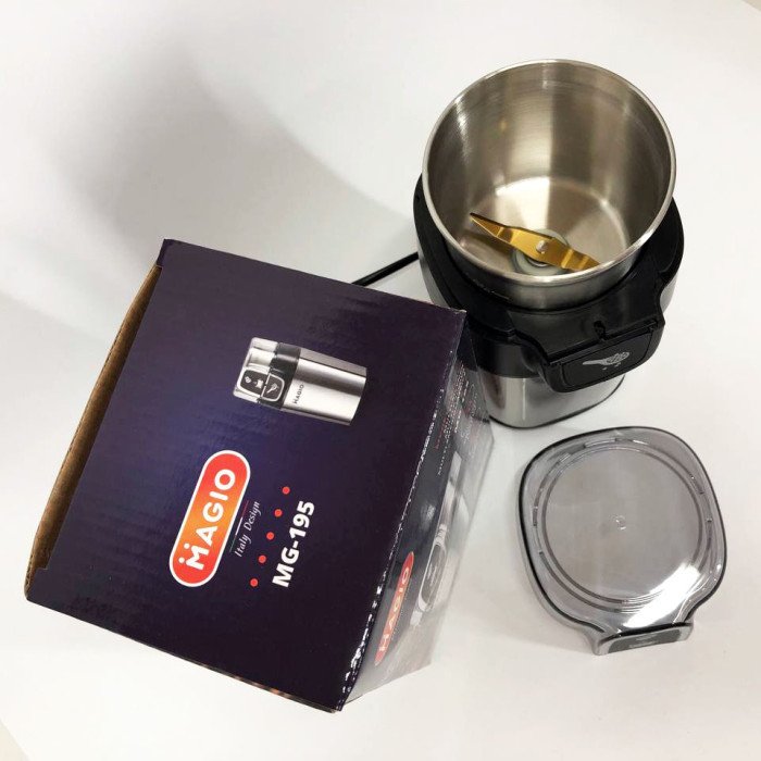 Мультималка кавомолка MAGIO MG-195, електрична кавомолка подрібнювач, кавомолка потужна