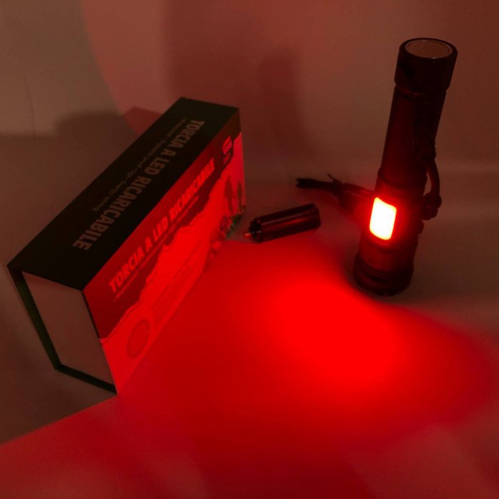 Ліхтар ручний WH01-L2-COB power bank, Ліхтарик світлодіодний ручний акумуляторний портативний