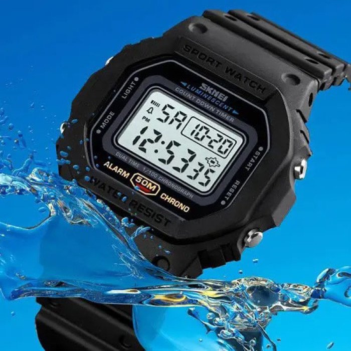 Годинник наручний чоловічий SKMEI 1628BKW, чоловічий армійський водостійкий тактичний годинник