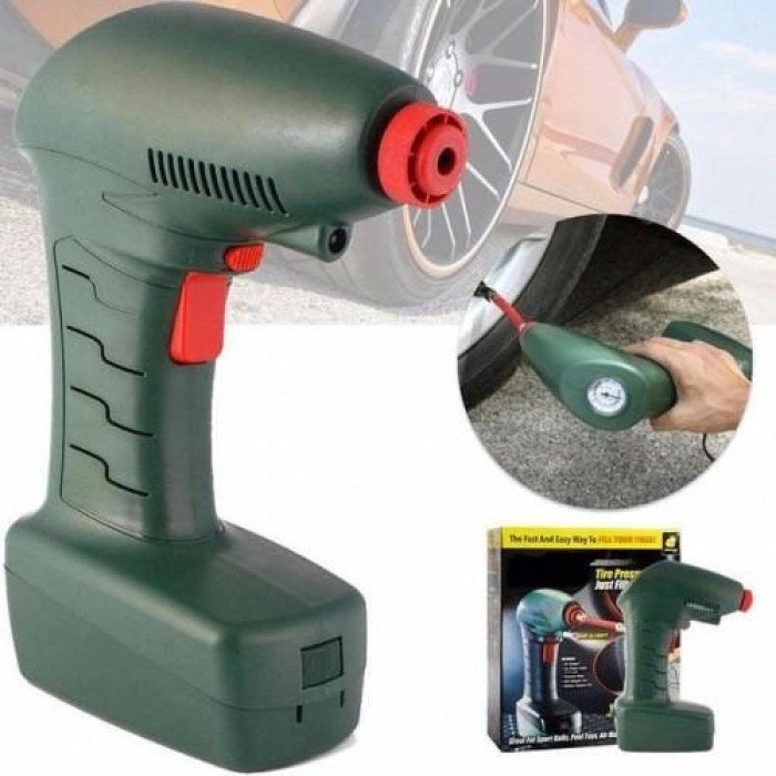 Портативний автомобільний повітряний компресор Air Compressor Dragon з електронним манометром