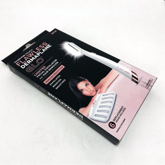 Тример-епілятор жіночий Flawless Dermaplane Glo, епілятор для інтимних зон