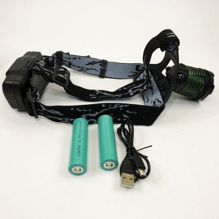 Налобний ліхтар POLICE BL-2188-T6, водонепроникний ліхтар, головний ліхтарик, потужний акумуляторний