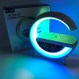 Настільна смарт лампа-нічник G-Smart BT-3401 з бездротовою зарядкою, колонкою та годинником