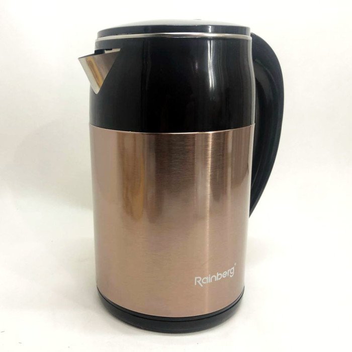 Чайник електричний Rainberg RB-2246 з нержавіючої сталі 2000 Вт 2л, гарний електричний чайник
