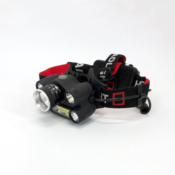 Ліхтарик налобний Bailong BL-T64-T6+4XPE, світлодіодний ліхтар на лоб, потужний налобний ліхтар для риболовлі