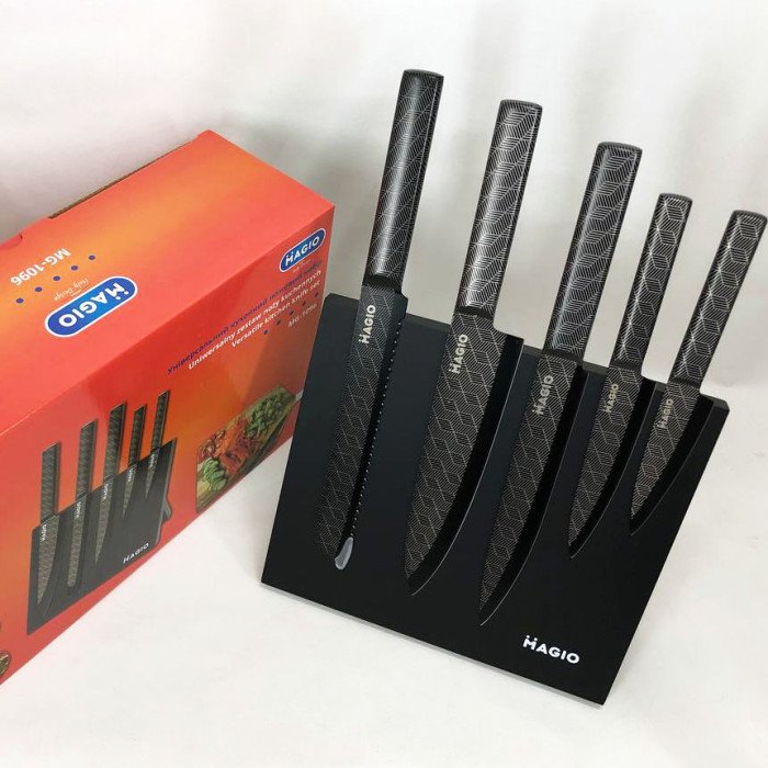 Універсальний кухонний ножовий набір Magio MG-1096 5 шт., набір ножів для кухні, набір кухарських ножів
