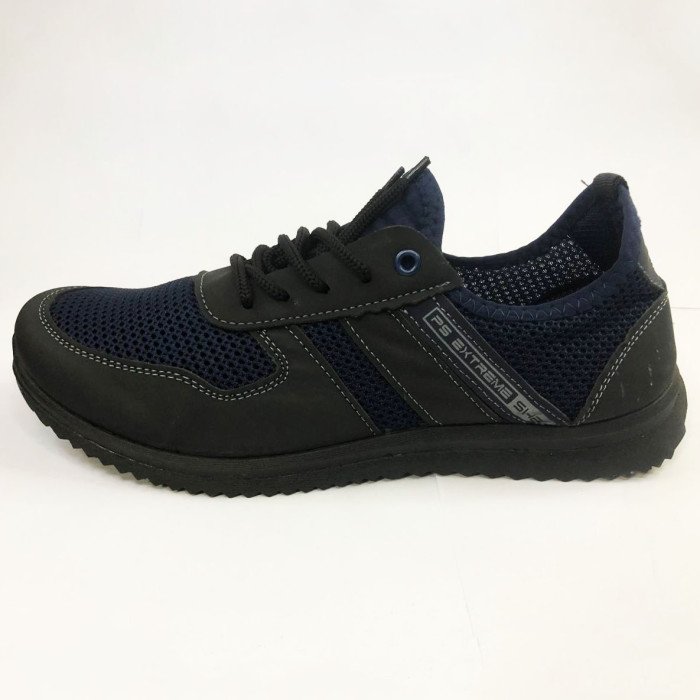 Чоловічі кросівки із сітки 45 розмір. Модель 24112. Колір: синій