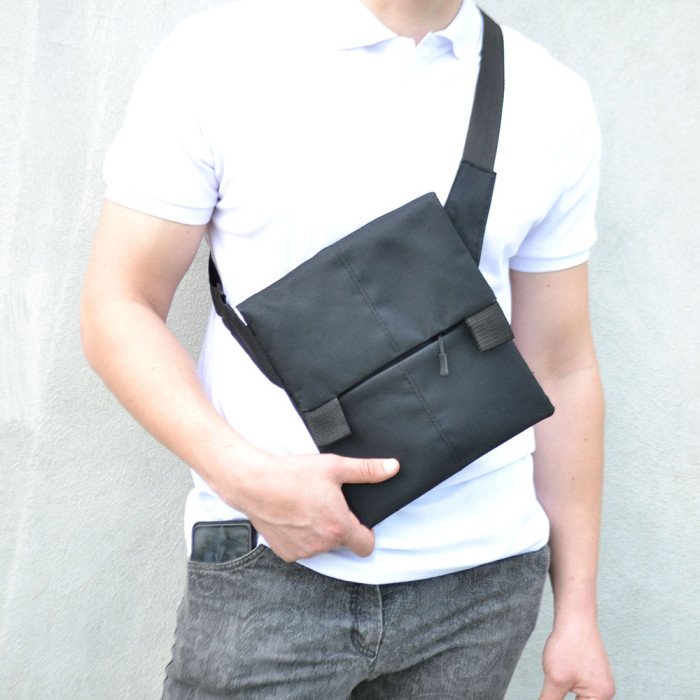 Набір: Сумка з кобурою + ліхтар тактичний POLICE BL-X71-P50