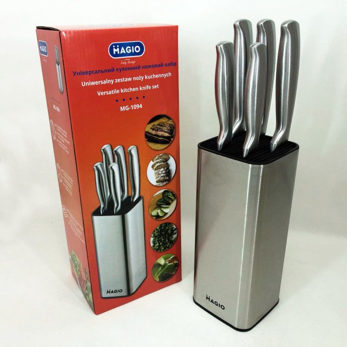 Універсальний кухонний ножовий набір Magio MG-1094 5 шт, кухарські кухонні ножі набір