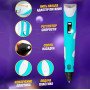 3D ручка Smart 3D Pen 2 c LCD дисплеєм, Цікава ручка 3д для дітей, Оригінальна. Колір: блакитний