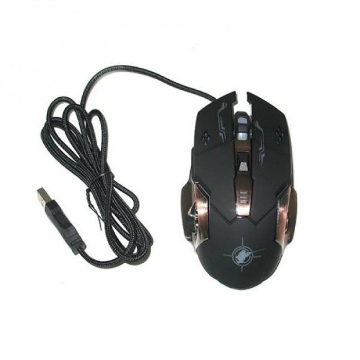 Ігрова мишка з підсвічуванням Gaming Mouse X6 / мишка для ноутбука / Дротова комп'ютерна миша