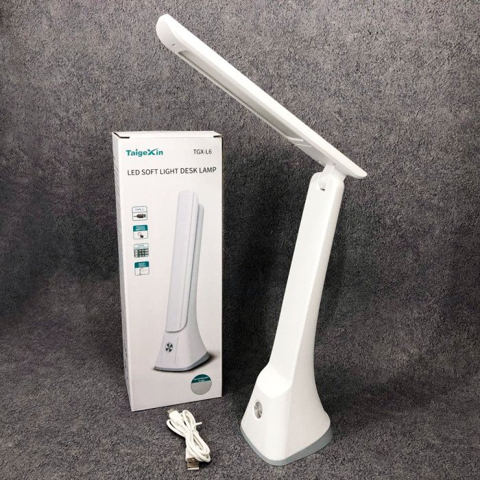 Настільна лампа з акумулятором Taigexin LED TGX-L6 4.5W 350lm 6500K USB 5V, лампа для столу школяра