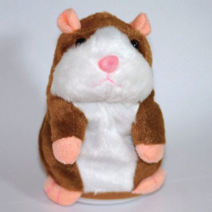 Хом'як Повторюшка інтерактивна м'яка іграшка повторюша