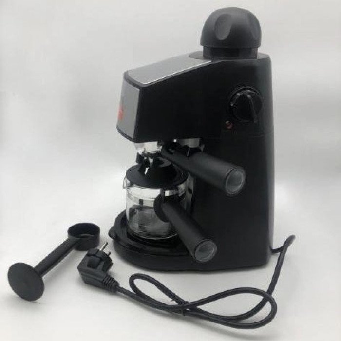 Кавомашина Rainberg RB-8111 кавоварка ріжкова з капучинатором 2200W Espresso, маленька кавоварка