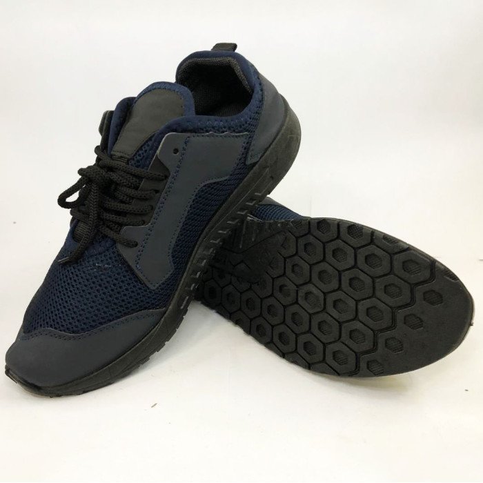 Кросівки сітка чоловіча сіточка 41 розмір. Чоловічі кросівки з тканини, що дихають. Модель 23576. Колір: синій