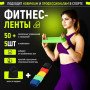 Еспандер стрічковий для фітнесу, Еластична гумка фітнес, Резинка еспандер для фітнесу вправи