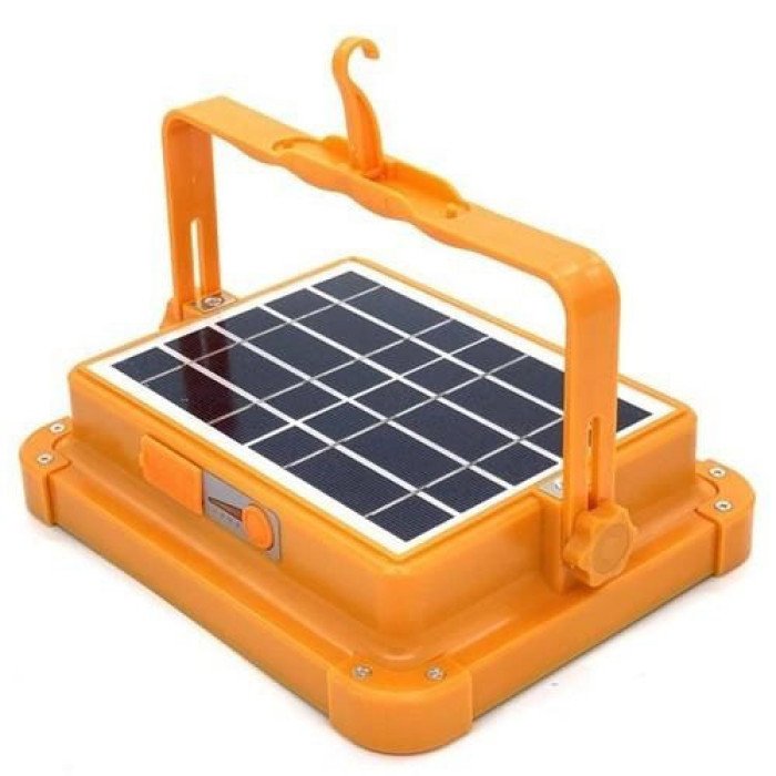Потужний ліхтар - прожектор із сонячною панеллю та функцією Power bank Solar LED light 12000 mAH
