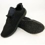 Текстильні кросівки 46 розмір | Літні кросівки з тканинним верхом. Модель 62496. Колір: чорний