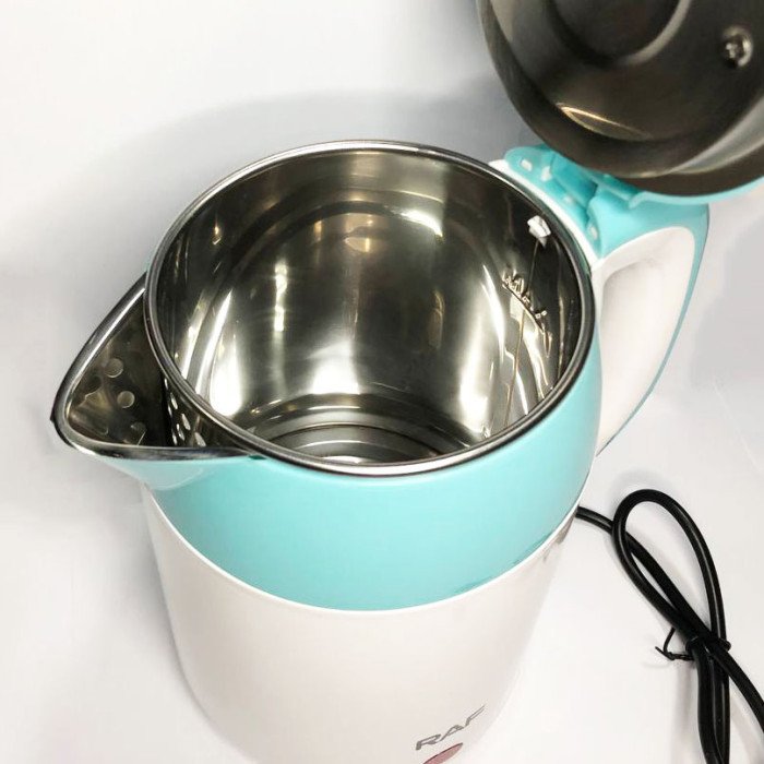 Електрочайник з нержавіючої сталі RAF R7876 2,5л.. Колір: блакитний