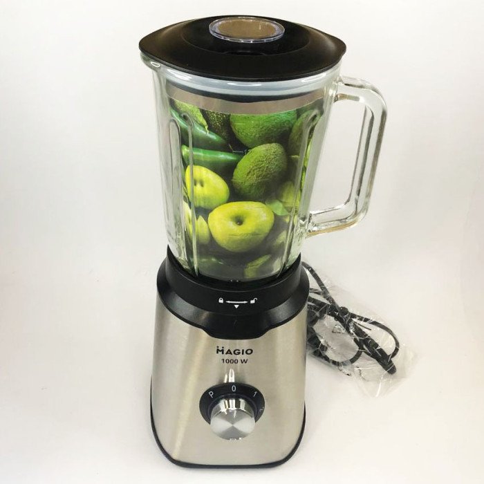 Блендер стаціонарний MAGIO МG-651, Електричний блендер для кухні, блендер для молочних коктейлів