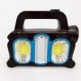 Ліхтар ручний на сонячній батареї 3в1 HB-6168-LED+2COB з боковою лампою, на 3 режими (з функцією Power Bank)