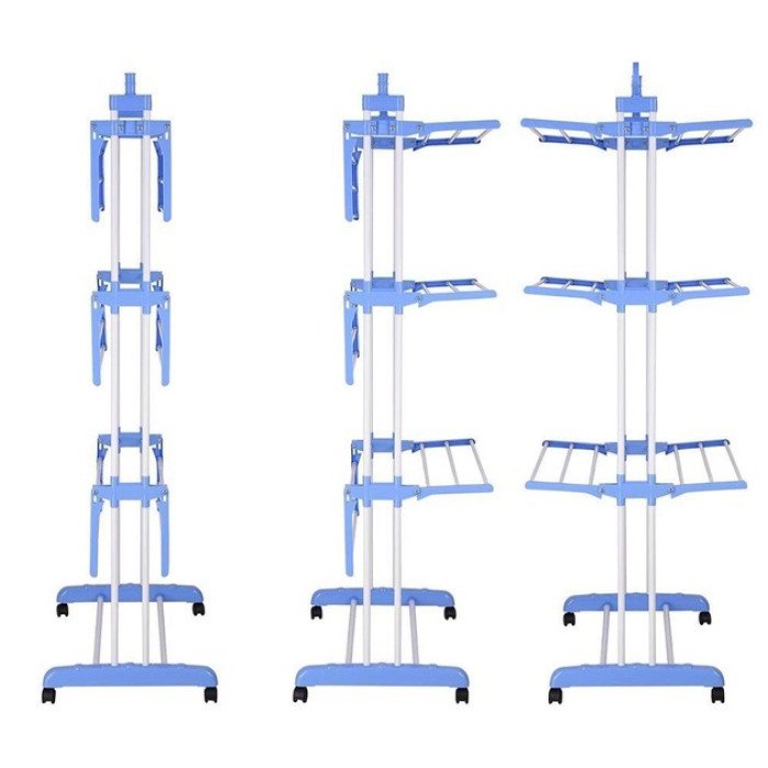 Сушарка для одягу, взуття та білизни Garment Rack, телескопічна стійка вішалка для одягу
