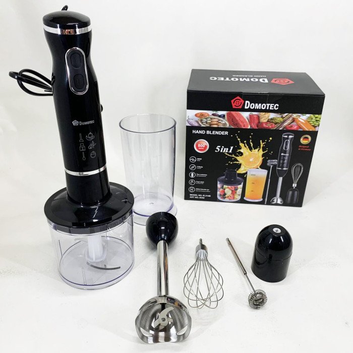 Блендер Domotec R.314B занурювальний 5 в 1800 Вт