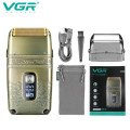 Професійна електробритва Шейвер VGR V-335 Shaver з трьома ножовими блоками, бритва для бороди
