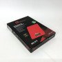 Ваги кухонні DOMOTEC MS-912 Glass, ваги харчові, кулінарні ваги, компактні ваги. Колір: червоний