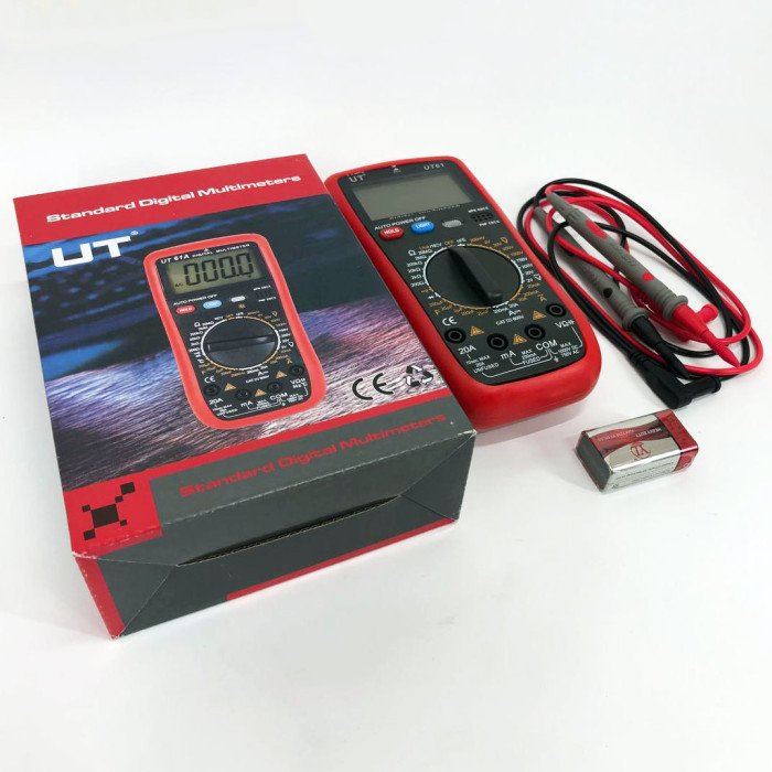 Мультиметр цифровий Digital UT 61 професійний вольтметр тестер, якісний мультиметр, цифровий