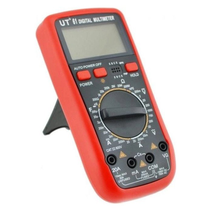 Мультиметр цифровий Digital UT 61 професійний вольтметр тестер, якісний мультиметр, цифровий