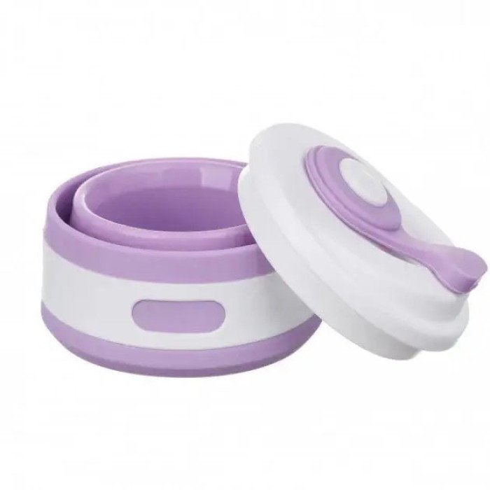Кружка туристична (складна/силіконова), похідна чашка силіконова складана. Колір: фіолетовий
