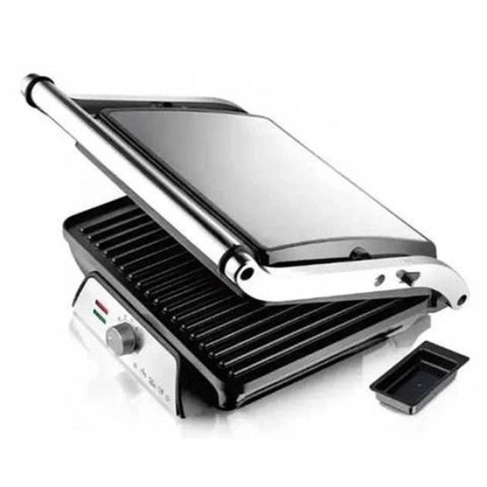 Контактний гриль електричний RAF R.2682 з антипригарним покриттям 1800W