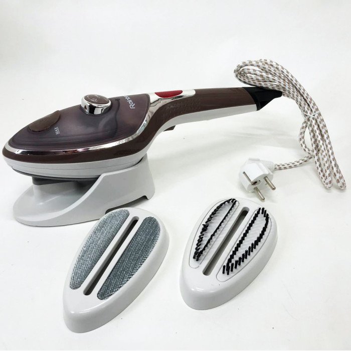 Ручний відпарювач для одягу Rainberg RB-6314 2000 Вт із двома змінними насадками, парова щітка