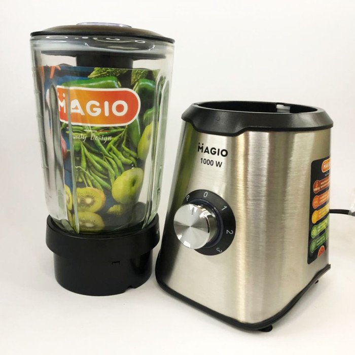 Блендер стаціонарний MAGIO МG-651, Електричний блендер для кухні, блендер для молочних коктейлів