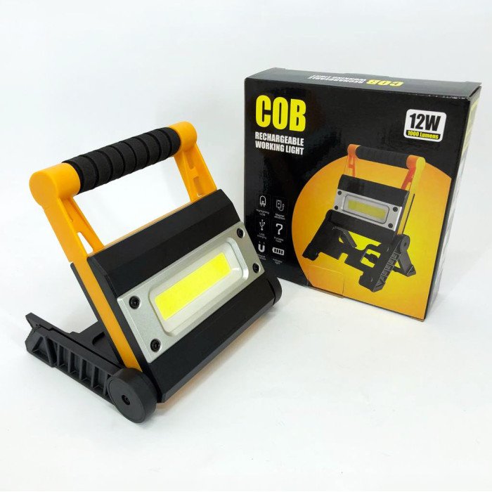 Ліхтар-прожектор акумуляторний BL MS 8006 7858 ручний, акумуляторний ліхтар кемпінговий, лампа