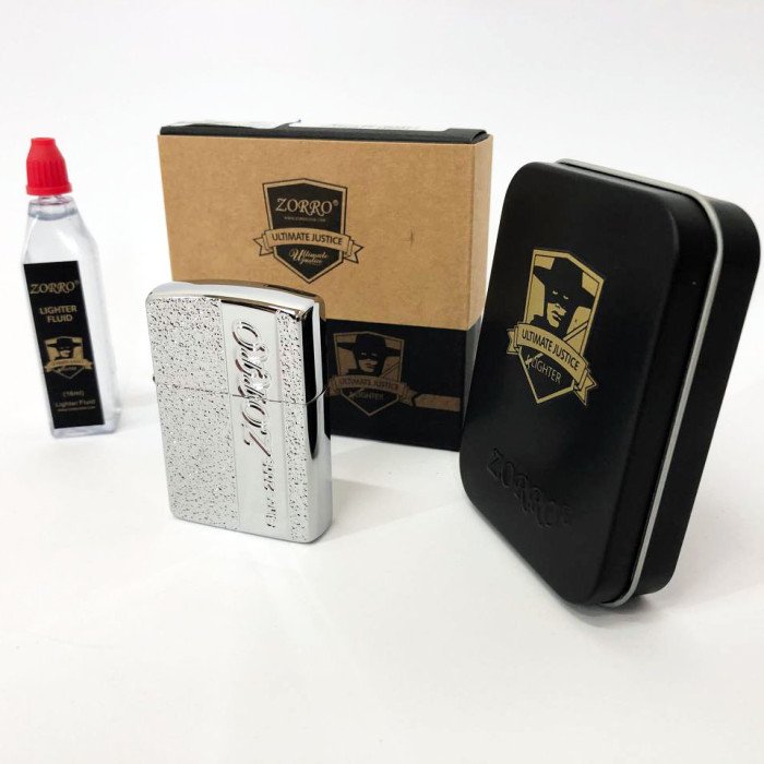 Запальничка бензинова Zorro HL-359, сувенір запальничка, запальнички, подарунки для чоловіків, запальничка в подарунок
