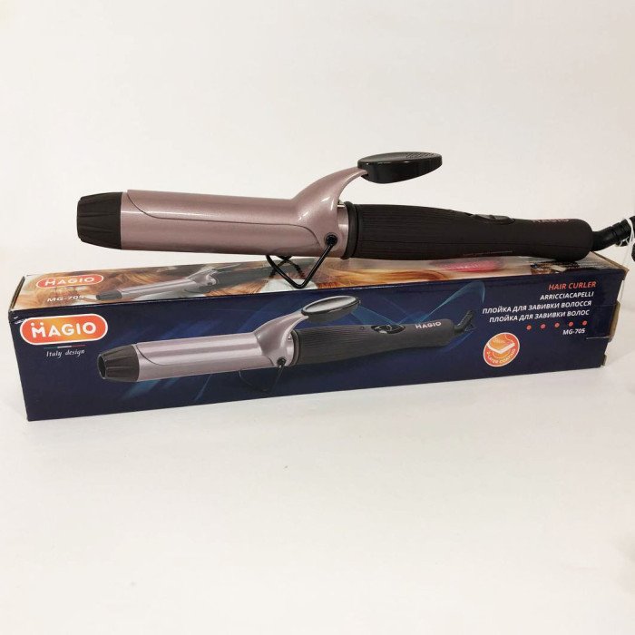 Плойка для завивання волосся MAGIO MG-705, Плойка для прикореневого об'єму, Плойка з керамічним покриттям