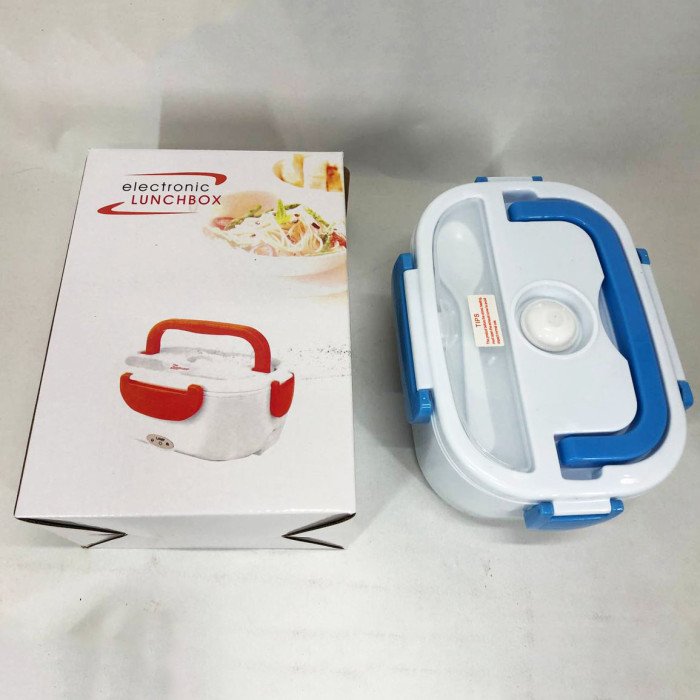 Ланч бокс електричний із підігрівом Lunch Heater 220 V Pro, ланч бокс від мережі. Колір: синій