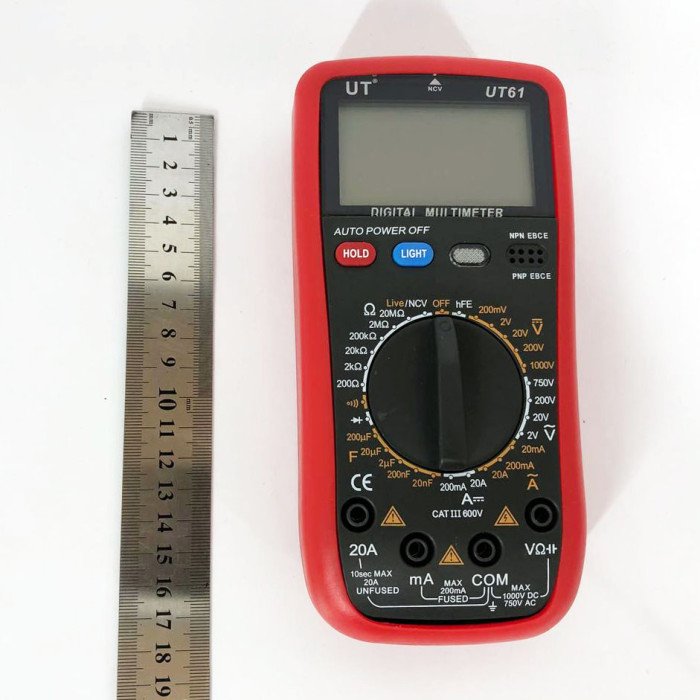 Мультиметр цифровий Digital UT 61 професійний вольтметр тестер, якісний мультиметр, цифровий