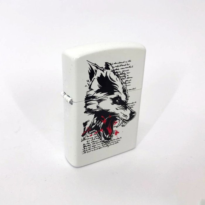 Запальничка бензинова Zorro HL-341, подарункова запальничка сувенірна, запальничка в подарунковому футлярі