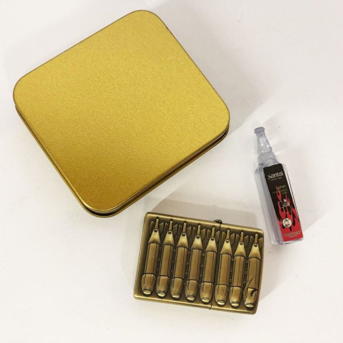 Запальничка бензинова в подарунковій коробці 367-2, Вітрозахисна запальничка, Прикольні запальнички