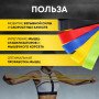 Еспандер стрічковий для фітнесу, Еластична гумка фітнес, Резинка еспандер для фітнесу вправи
