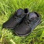 Спортивні кросівки чоловічі літні із сітки 40 розмір. Літні кросівки сітка. Модель 24112. Колір: чорний