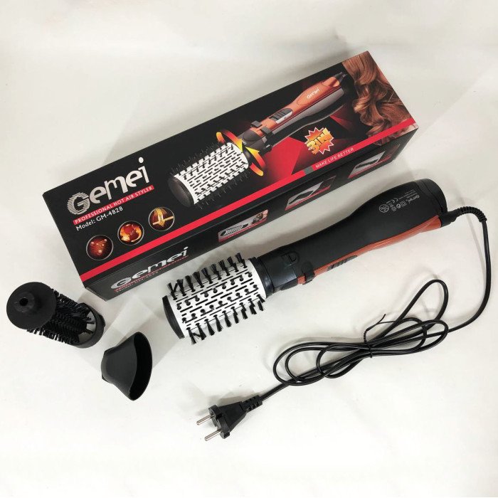 Фен щітка крутиться фен щітка для об'єму , Фен браш з обертанням, Фен з насадкою брашинг