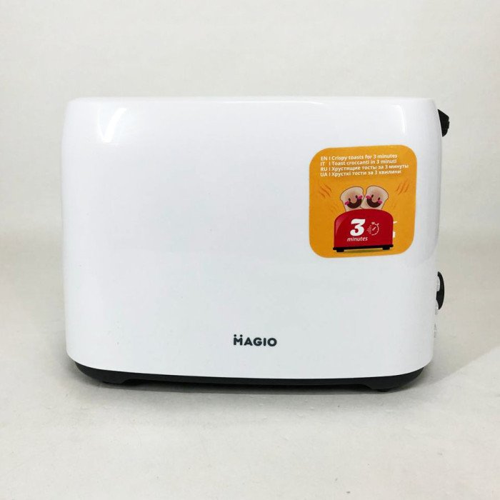Тостер MAGIO MG-278 830 Вт, універсальний тостер, тостер кухонний для дому, тостерниця, сендвіч-тостери