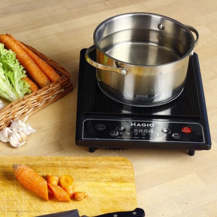 Настільна плита індукційна електрична MAGIO MG-441 1350 Вт, сенсорні електроплити, індукційна плита