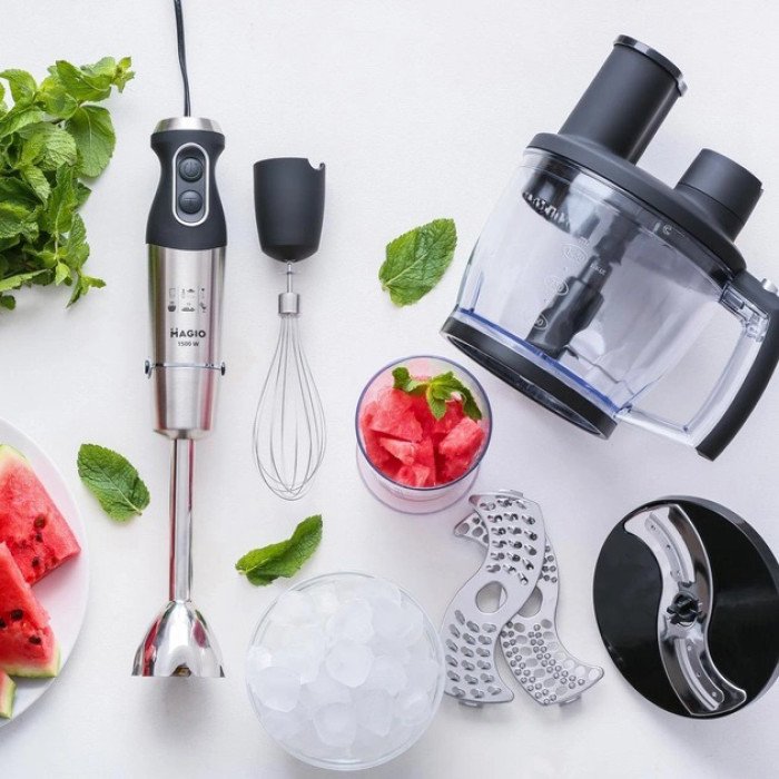 Блендер MAGIO MG-642, блендер для дитячого пюре, блендер для дому, блендер для кухні, електричний