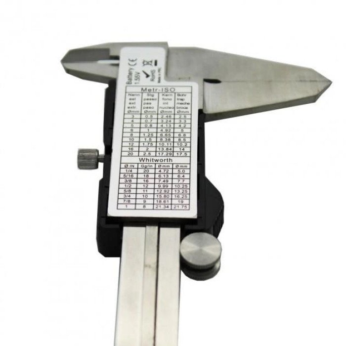 Штангенциркуль цифровий 150мм, Штангенциркуль з електронною системою вимірювань, Мікрометр в кейсі