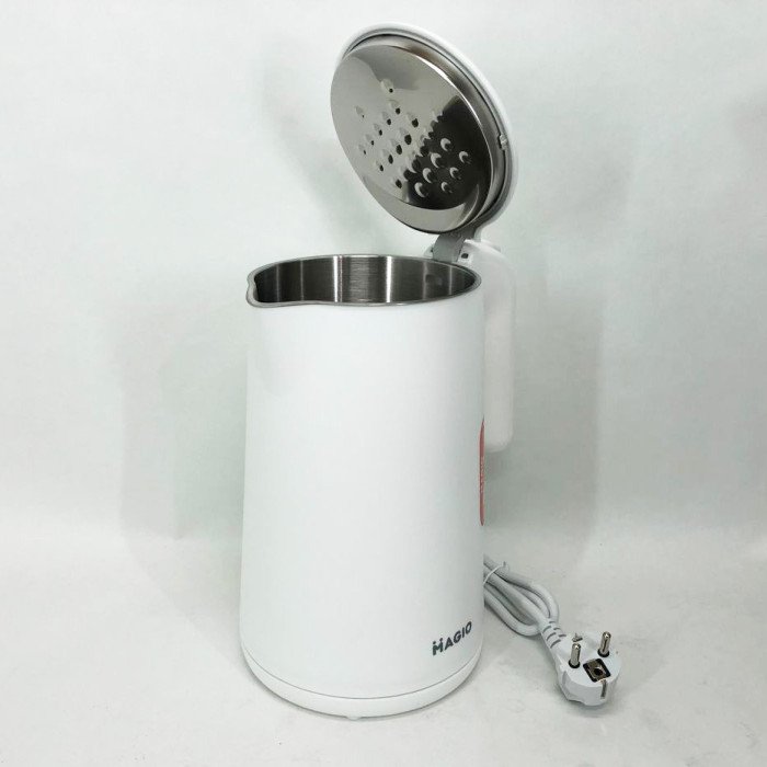 Електрочайник MAGIO MG-106, дисковий 1.5Л, стильний електричний чайник, маленький електрочайник